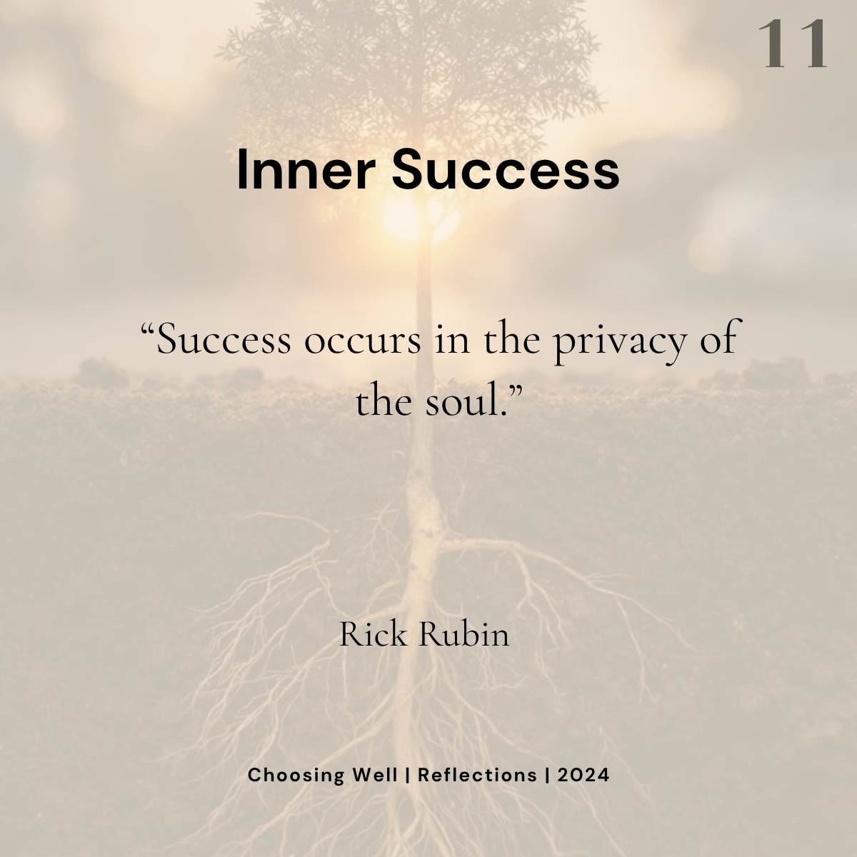 Choose Inner Success reflection card